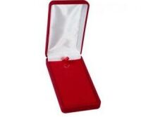 Imagem de Estojo Veludo Chaveiro Vermelho
